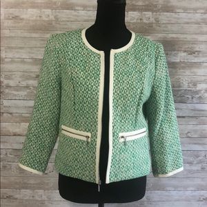 CAbi clover tweed jacket